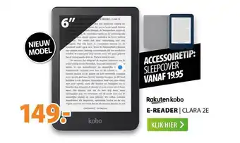 Expert Rakutan kobo e-reader | clara 2e aanbieding