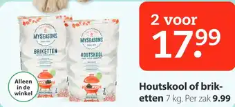 Boerenbond Houtskool of brik aanbieding