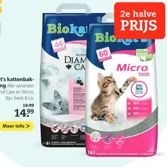 Boerenbond Biokat's kattenbak aanbieding