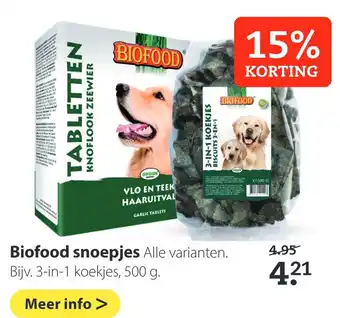 Boerenbond Biofood snoepjes aanbieding