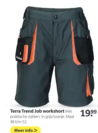 Boerenbond Terra Trend Job workshort aanbieding