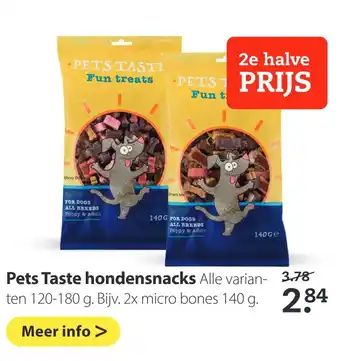 Boerenbond Pets Taste hondensnacks aanbieding