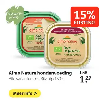 Boerenbond Almo Nature hondenvoeding aanbieding