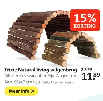 Boerenbond Trixie Natural living wilgenbrug aanbieding