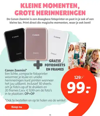 Bruna Canon Zoemini aanbieding