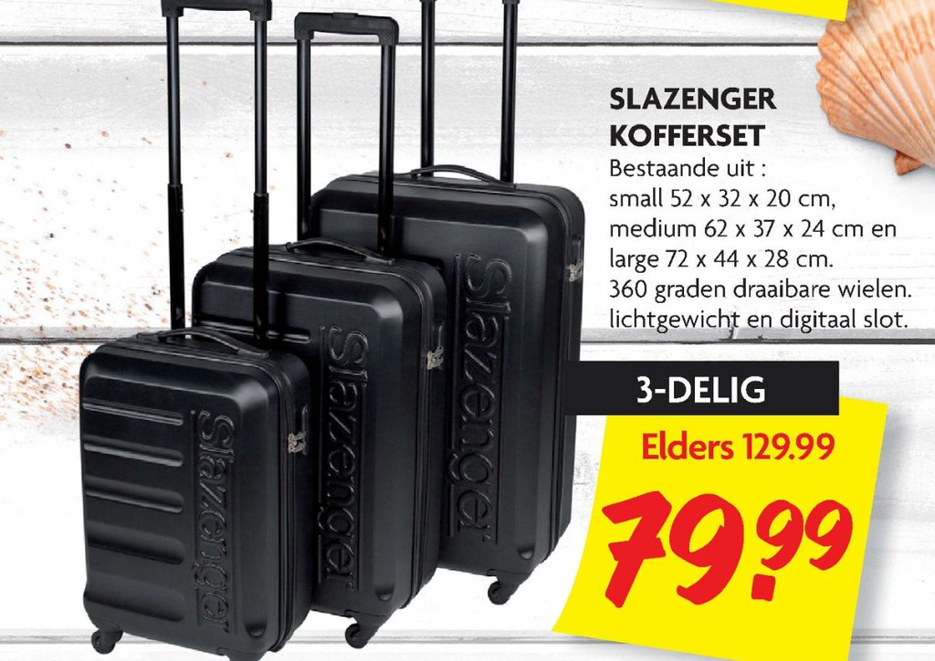 kofferset aanbieding