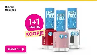 DA Rimmel nagellak 1+1 gratis aanbieding