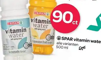 Spar Spar vitamin water aanbieding