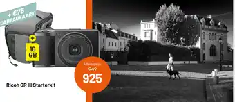 Kamera Express Ricoh GR III Starterkit aanbieding