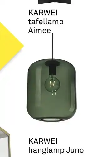 Karwei hanglamp Juno aanbieding