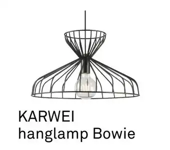 Karwei hanglamp Bowie aanbieding