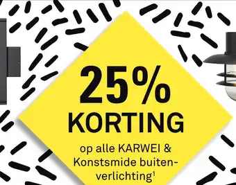 Karwei op alle KARWEI & Konstsmide buiten- verlichting aanbieding