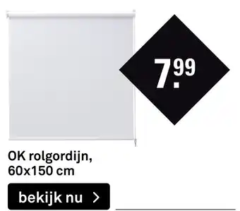 Karwei OK rolgordijn aanbieding