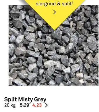 Karwei Split Misty Grey aanbieding