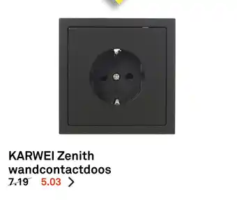 Karwei KARWEI Zenith wandcontactdoos aanbieding