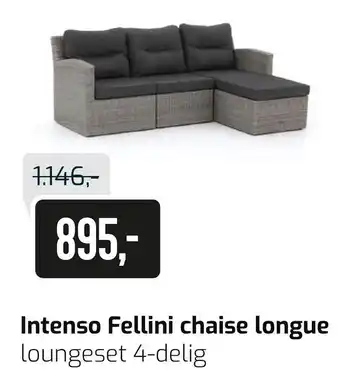 Kees Smit Intenso Fellini chaise longue aanbieding