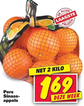 Nettorama Pers Sinaasappels 2kilo aanbieding