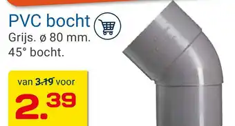 Kluswijs PVC bocht aanbieding