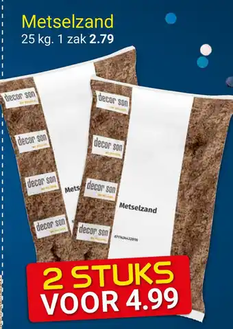 Kluswijs Metselzand aanbieding