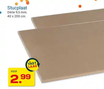 Kluswijs Stucplaat aanbieding