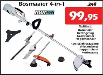 iTEK Bosmaaier 4-in-1 rss garden tools aanbieding