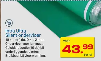 Kluswijs Intra Ultra Silent ondervloer aanbieding