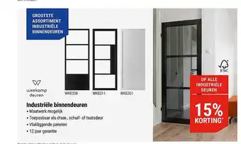 Pontmeyer Industriële binnendeuren aanbieding