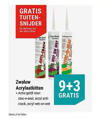 Pontmeyer Zwaluw acrylaatkitten 9+3 gratis aanbieding