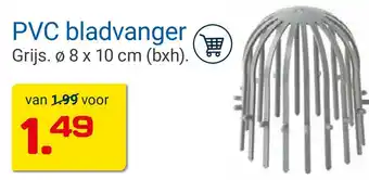 Kluswijs PVC bladvanger aanbieding