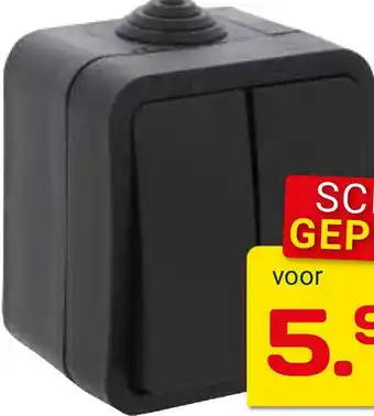 Kluswijs Q-LINK Opbouw serieschakelaar aanbieding