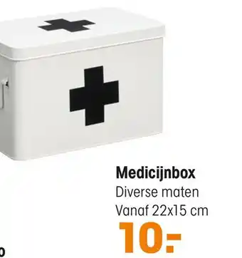 Kwantum Medicijnbox Wit aanbieding