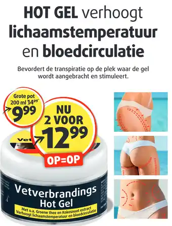 Lucovitaal Vetverbrandings Hot Gel utract aanbieding