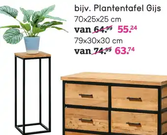 Leen Bakker Plantentafel Gijs aanbieding