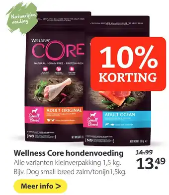 Pets Place Wellness Core hondenvoeding aanbieding