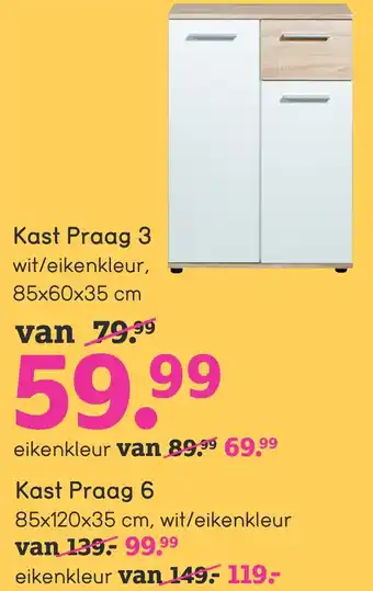 Leen Bakker Kast Praag 3 aanbieding