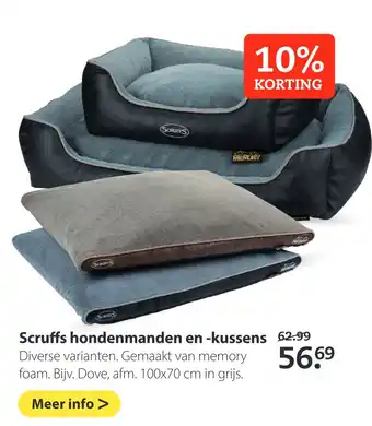 Pets Place Scruffs hondenmanden en -kussens aanbieding