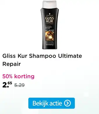 Plein.nl Gliss Kur Shampoo Ultimate Repair aanbieding