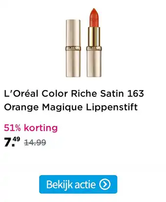 Plein.nl L'Oréal Color Riche Satin 163 aanbieding