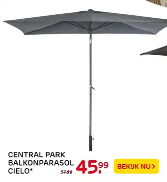 Praxis CENTRAL PARK BALKONPARASOL aanbieding