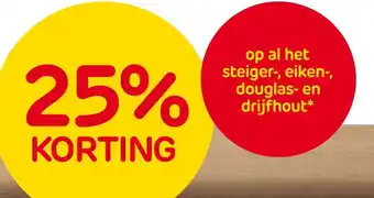 Praxis op al het steiger-, eiken-, douglas- en drijfhout aanbieding