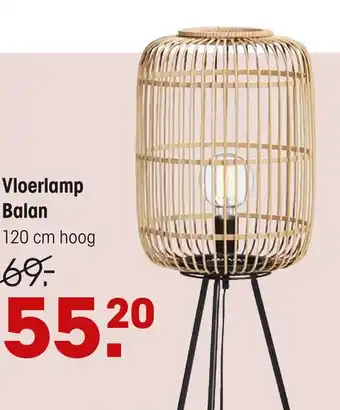 Kwantum Vloerlamp Balan aanbieding