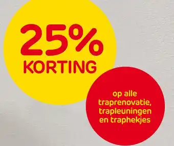 Praxis op alle traprenovatie, trapleuningen en traphekjes aanbieding