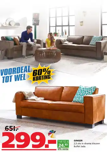 Seats and Sofas GINGER aanbieding