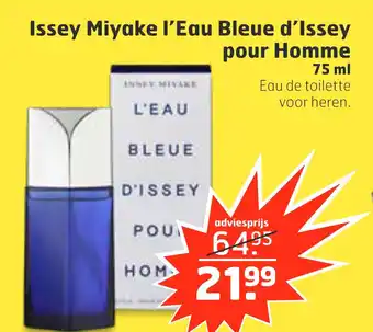 Trekpleister Issey Miyake l'Eau Bleue d’Issey pour Homme aanbieding