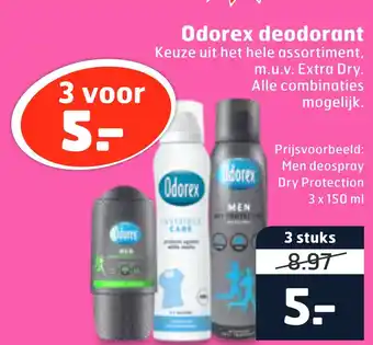 Trekpleister Odorex deodorant aanbieding