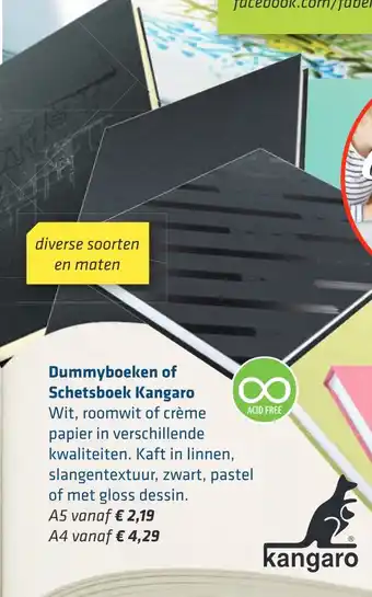 De Verfzaak Dummyboeken of Schetsboek Kangaro aanbieding