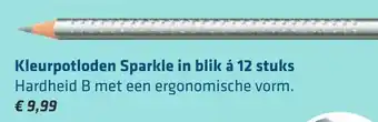 De Verfzaak Kleurpotloden Sparkle in blik á 12 stuks aanbieding