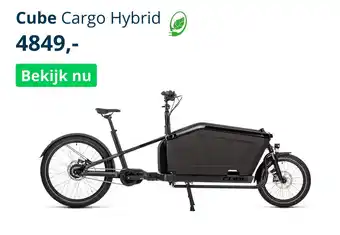 Mantel Cube Cargo Hybrid aanbieding