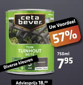 De voordeelmarkt Ceta bever aanbieding