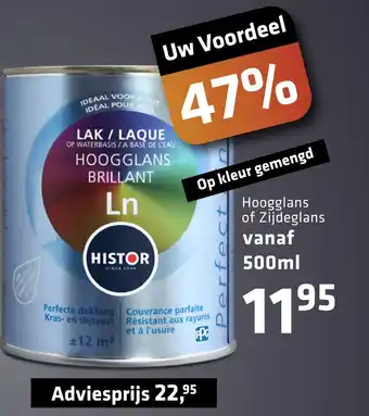 De voordeelmarkt Histor aanbieding